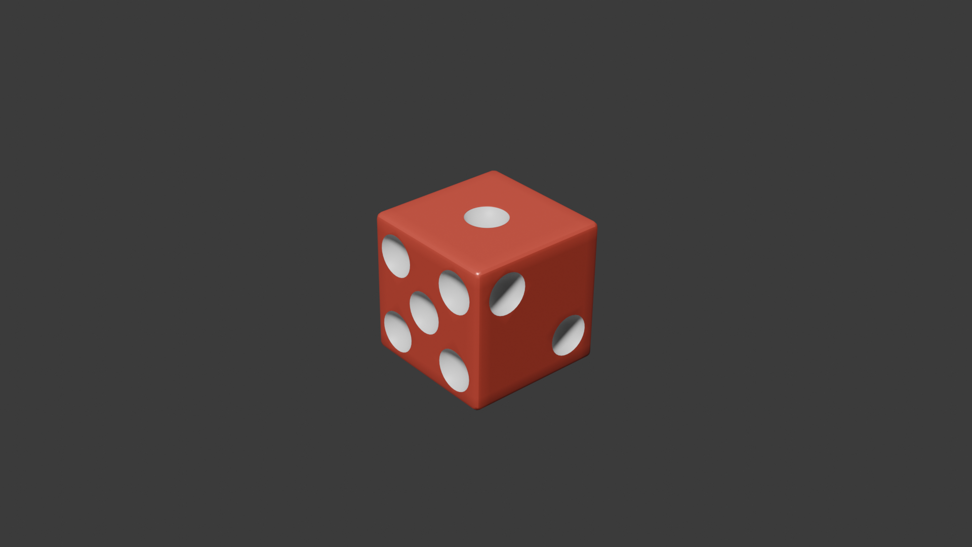 3D Animated Dice with Roll Outcomes (1–6)