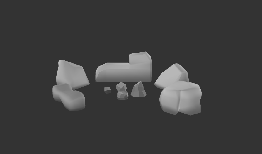 Low Poly Stone Pack